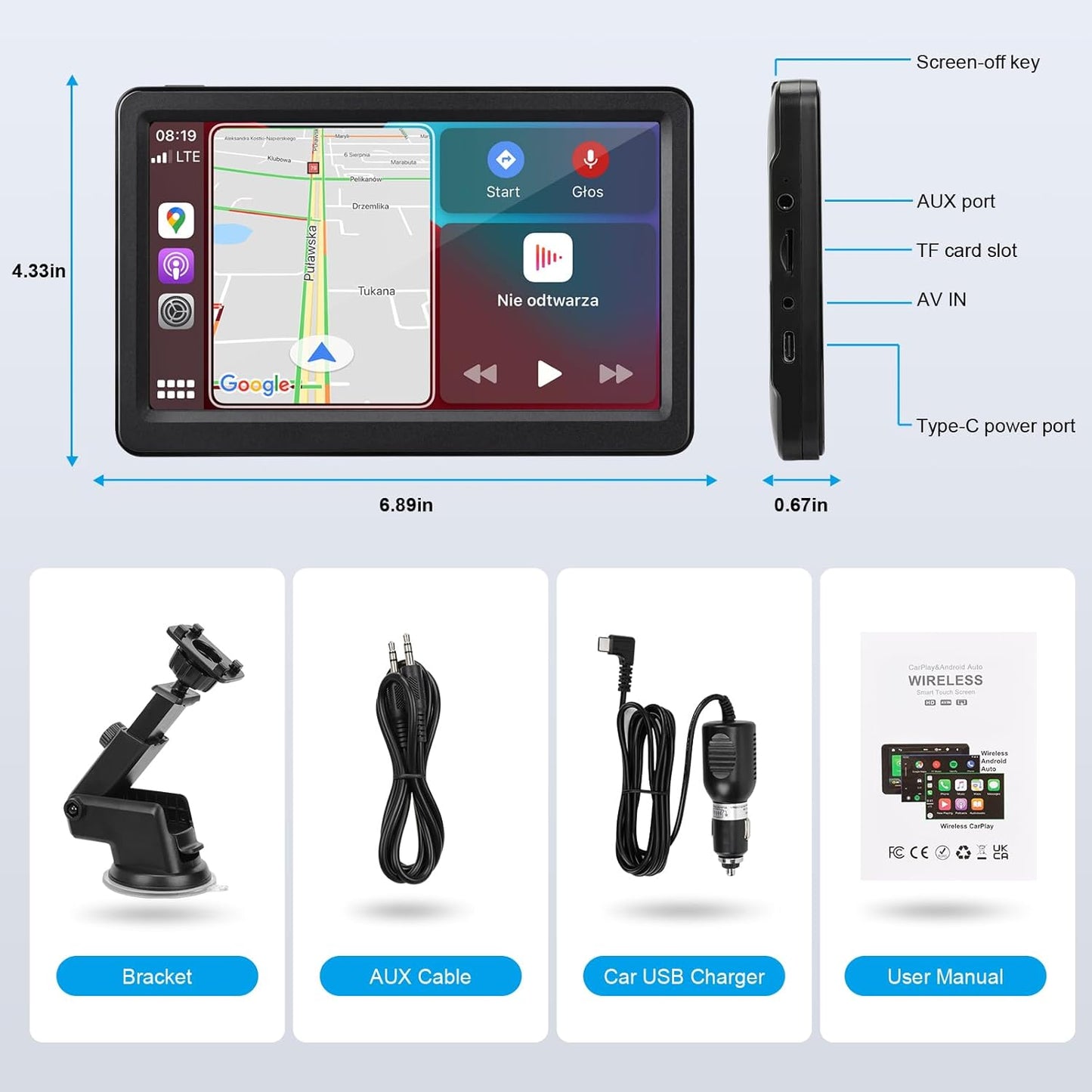 SmartDrive™ Wireless Multimedia Touchscreen